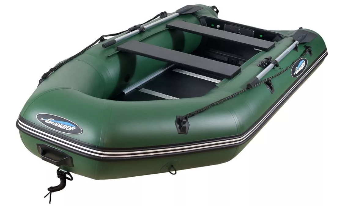 МОТОРНО-ГРЕБНАЯ ЛОДКА ПВХ GLADIATOR А 340 ТК С ФАНЕРНЫМ ПОЛОМ в Армавире