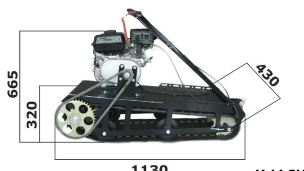 Мотобуксировщик XTREME-MOTORS "Конек-Горбунок" 6.5 л.с. в Армавире