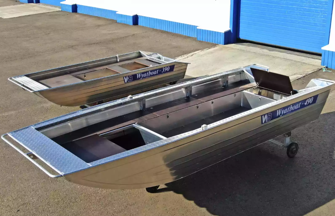 Алюминиевая лодка Wyatboat-490 Jonboat в Армавире