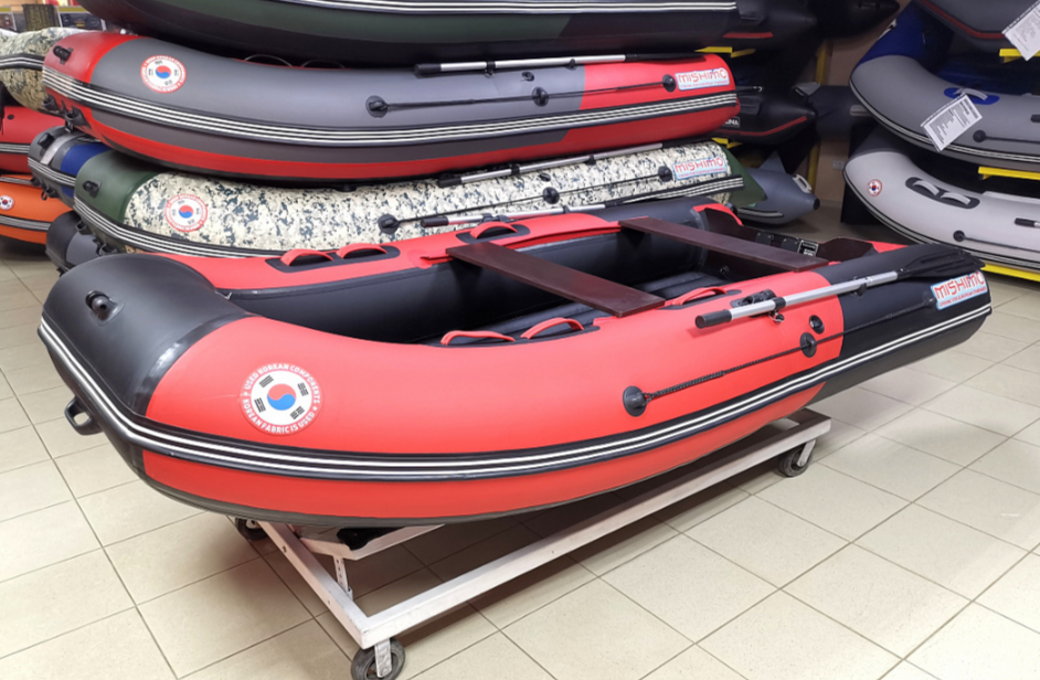 КОМПЛЕКТ Лодка MISHIMO PRO 350 + ЛОДОЧНЫЙ МОТОР MARLIN MP 9.9 (20) AMHS PRO в Армавире