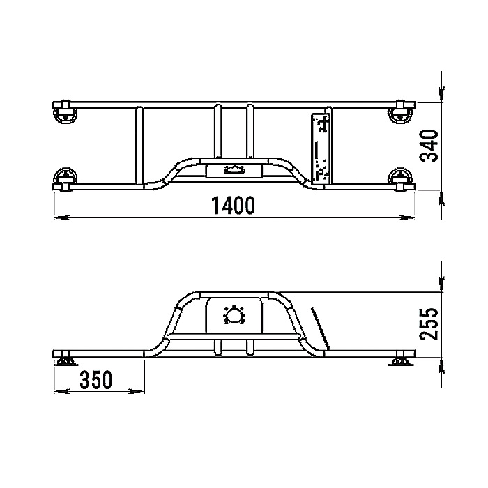 Стойка рулевая с бортовым креплением малая в Армавире