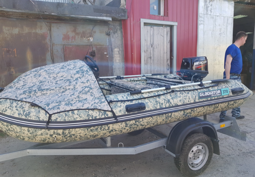 НАДУВНАЯ ЛОДКА GLADIATOR C370AL в Армавире