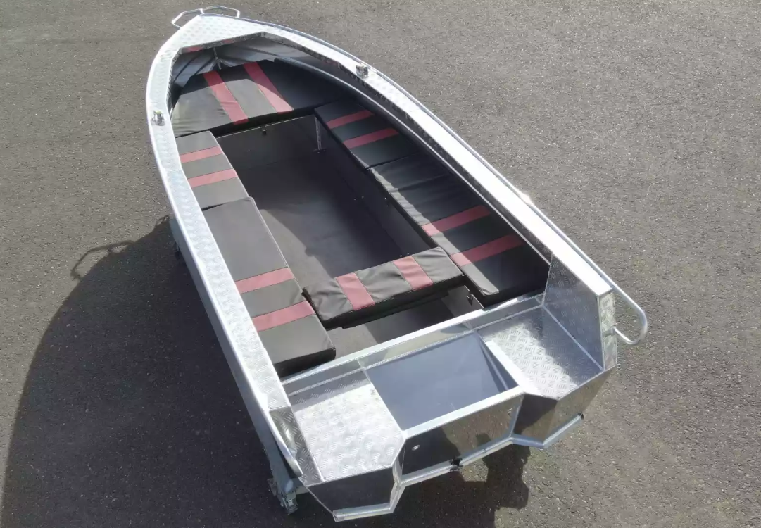 Алюминиевая лодка Wyatboat-390РМ увеличенный борт в Армавире
