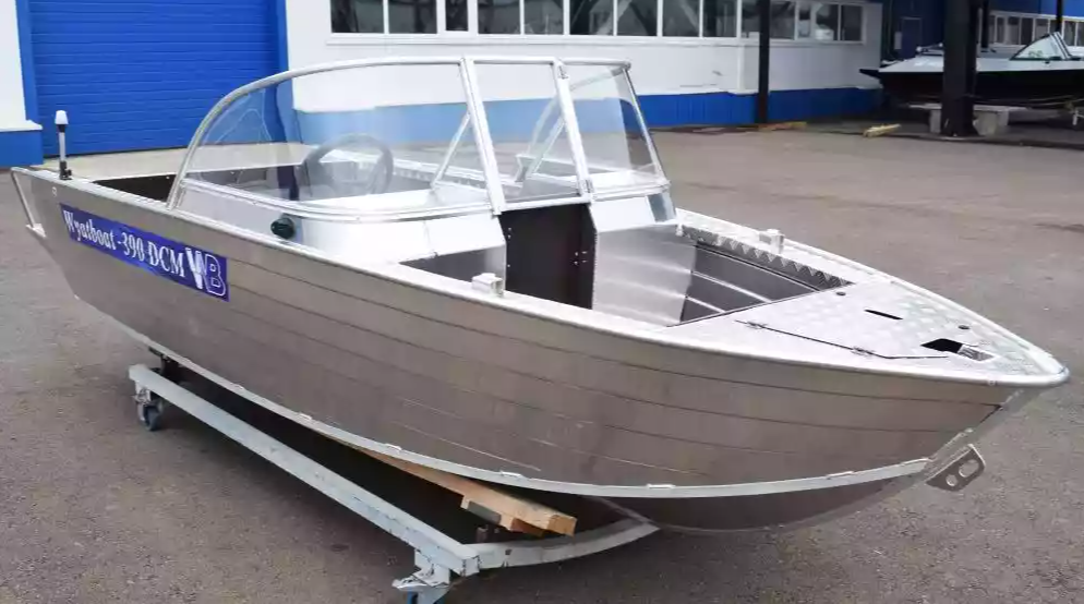 Алюминиевая лодка Wyatboat-390 DCM Увеличенный борт в Армавире