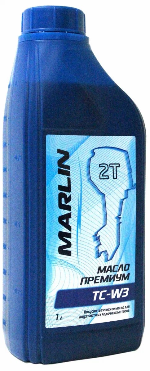 МАСЛО ПОЛУСИНТЕТИЧЕСКОЕ MARLIN ПРЕМИУМ 2Т, TC-W3, 1 ЛИТР в Армавире