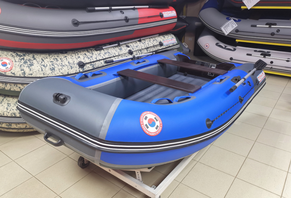 КОМПЛЕКТ Лодка MISHIMO PRO 350 + ЛОДОЧНЫЙ МОТОР MARLIN MP 9.9 (20) AMHS PRO в Армавире