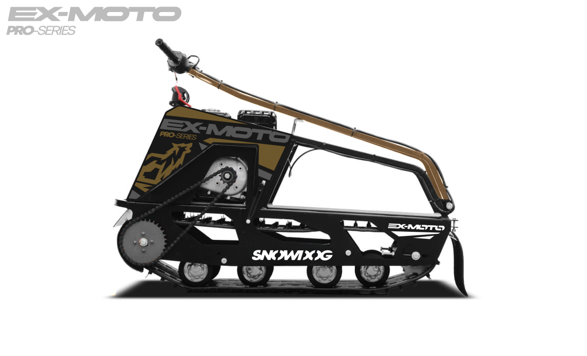 Мотобуксировщик EX-MOTO SNOWDOG S380 8л.с. в Армавире