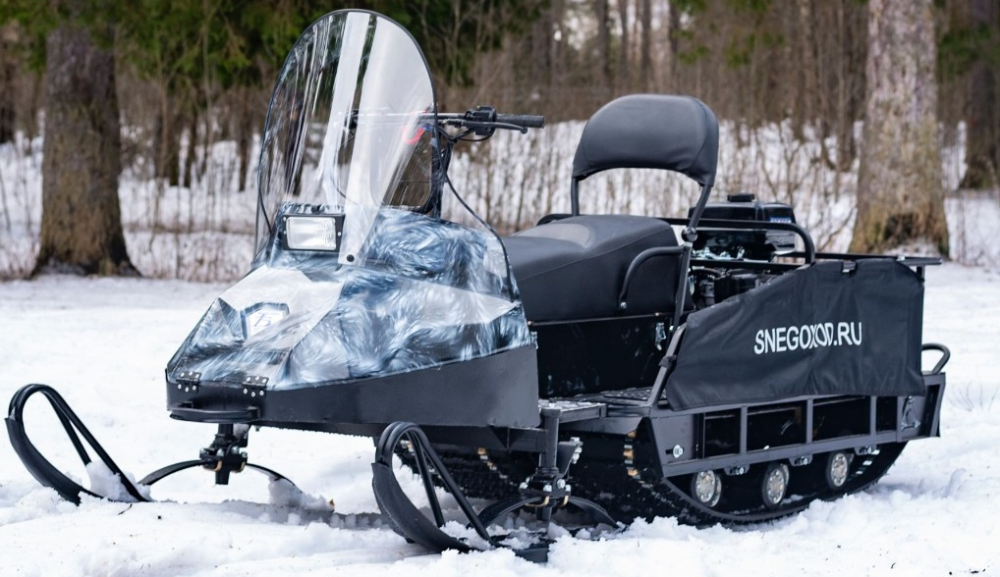 Миниснегоход Бурлак Егерь Экспедитор 15 л.с. , реверс, тормоз, капот белый в Армавире