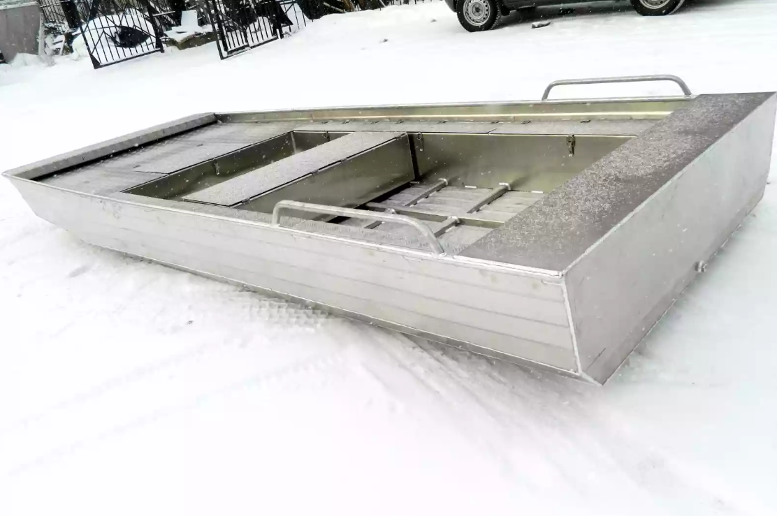 Алюминиевая лодка Wyatboat-390 Jonboat в Армавире