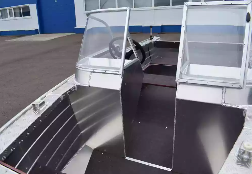 Алюминиевая лодка Wyatboat-390 DCM Увеличенный борт в Армавире