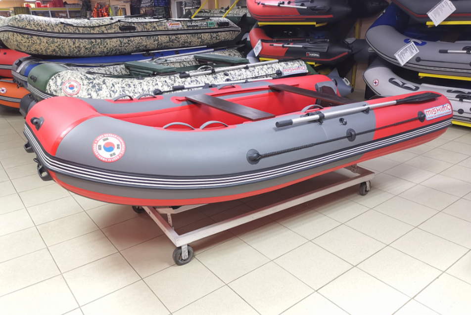 КОМПЛЕКТ Лодка MISHIMO PRO 350 + ЛОДОЧНЫЙ МОТОР MARLIN MP 9.9 (20) AMHS PRO в Армавире