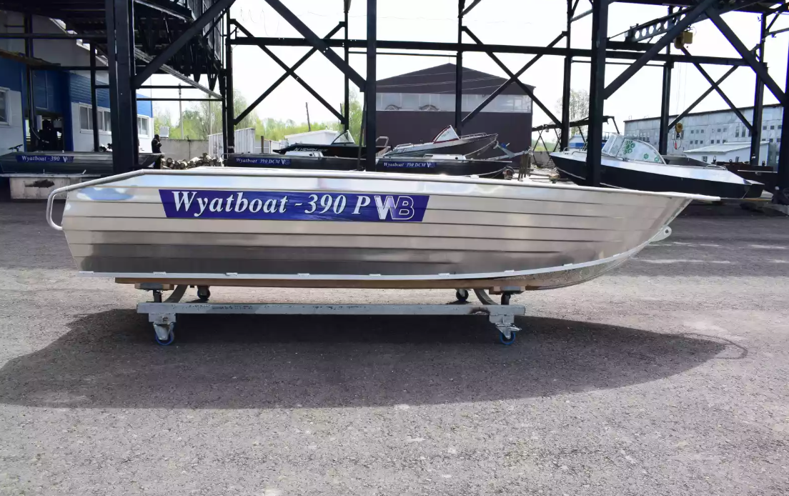 Алюминиевая лодка Wyatboat-390Р Увеличенный борт в Армавире