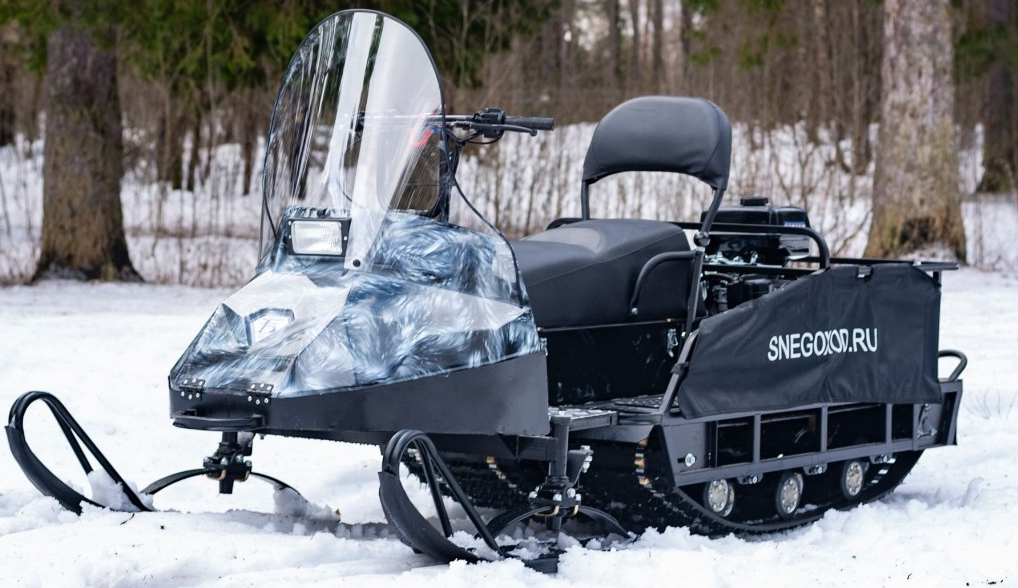 Миниснегоход Бурлак Егерь Экспедитор 15 л.с. , реверс, тормоз, капот белый в Армавире