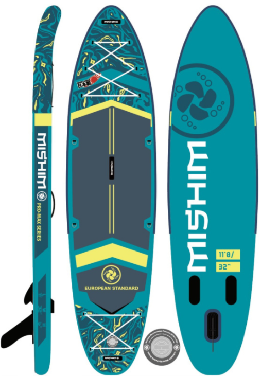 SUP (САП) Доска MISHIMO PRO-MAX Light Teal 12,6’ (385см) в Армавире