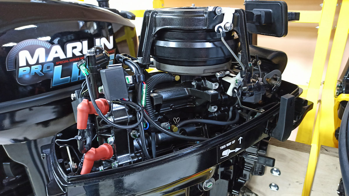 КОМПЛЕКТ Лодка MISHIMO PRO 350 + ЛОДОЧНЫЙ МОТОР MARLIN MP 9.9 (20) AMHS PRO в Армавире