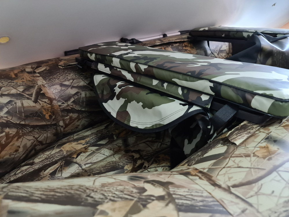 КОМПЛЕКТ МЯГКИХ НАКЛАДОК С СУМКОЙ ДЛЯ ЛОДОК 80Х20 КАМУФЛЯЖ в Армавире