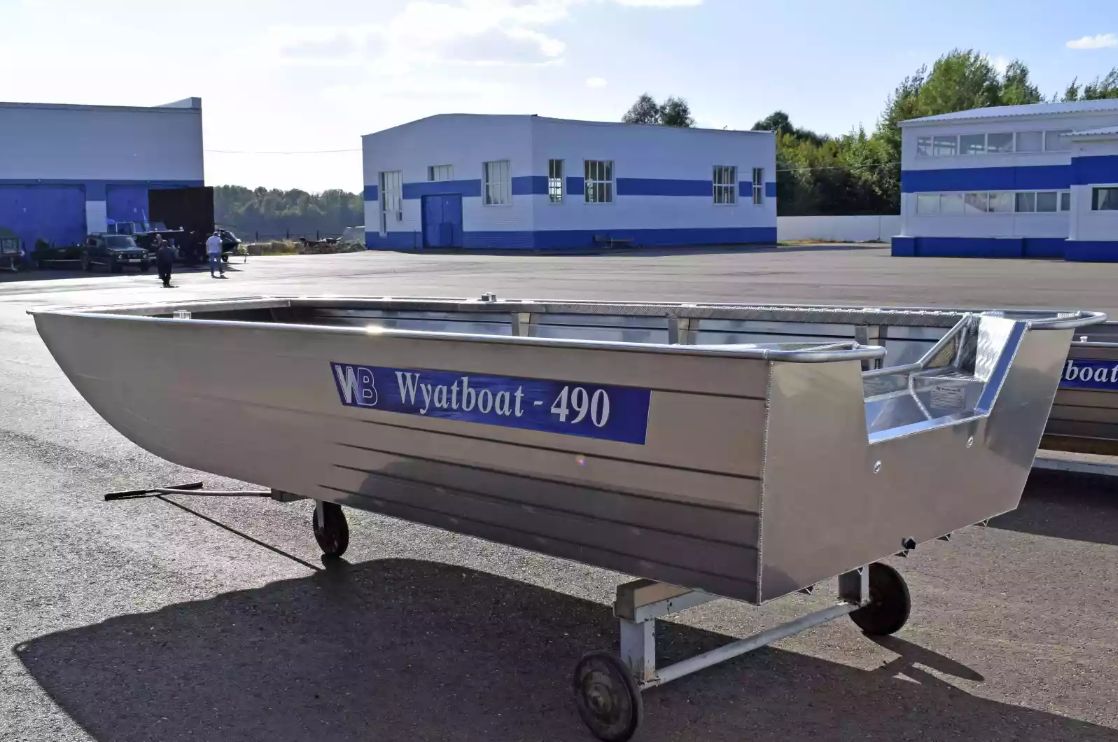 Алюминиевая лодка Wyatboat-490 Jonboat в Армавире