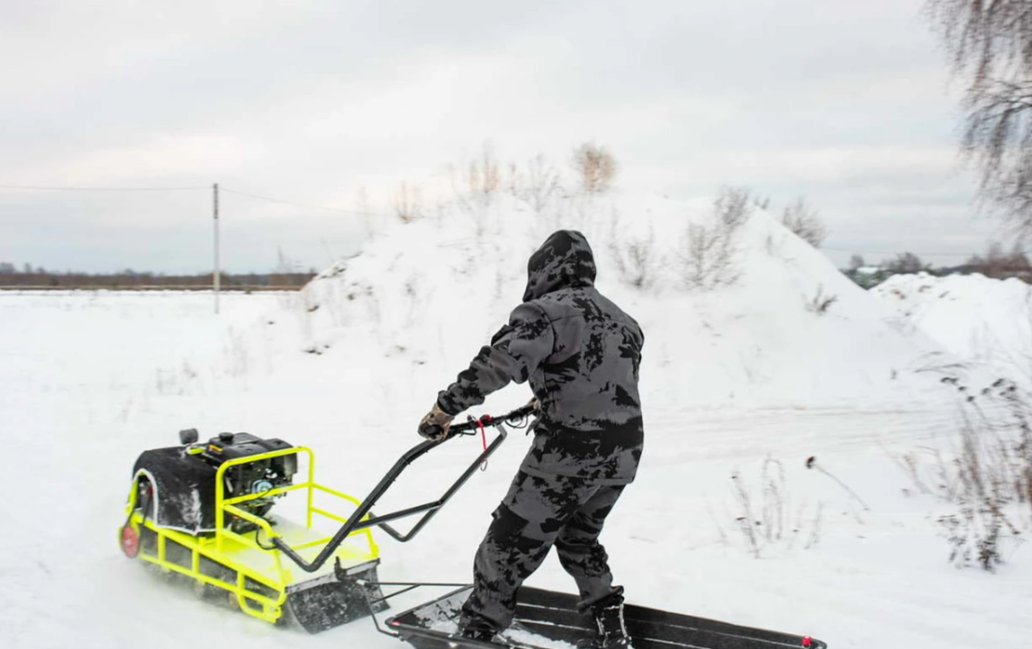 Мотобуксировщик Бурлак ХОЗЯИН-1 (капот металл) в Армавире