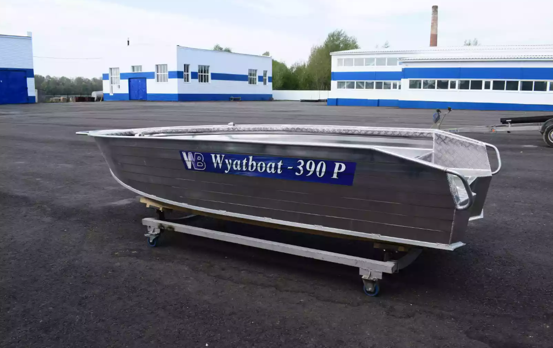 Алюминиевая лодка Wyatboat-390Р Увеличенный борт в Армавире