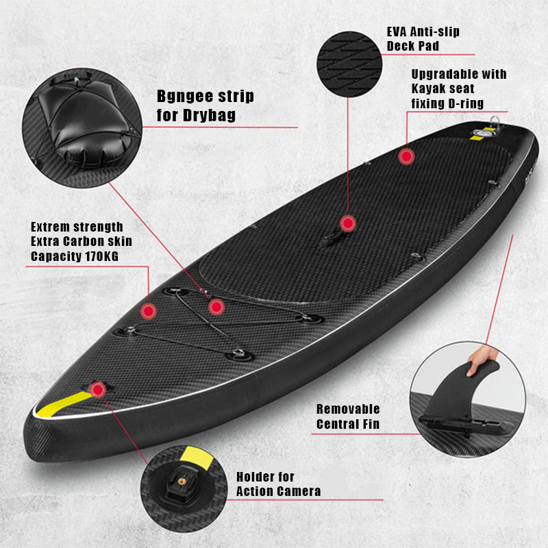 SUP (САП) ДОСКА MISHIMO CARBON DARKSIDE 10.6’ (325СМ) в Армавире