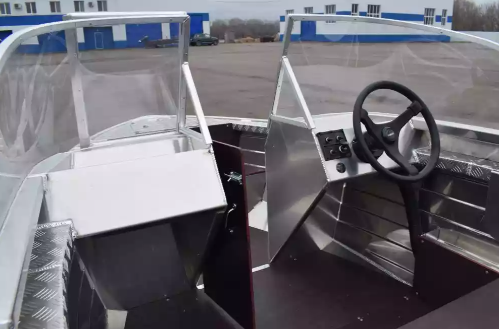 Алюминиевая лодка Wyatboat-390 DCM Увеличенный борт в Армавире