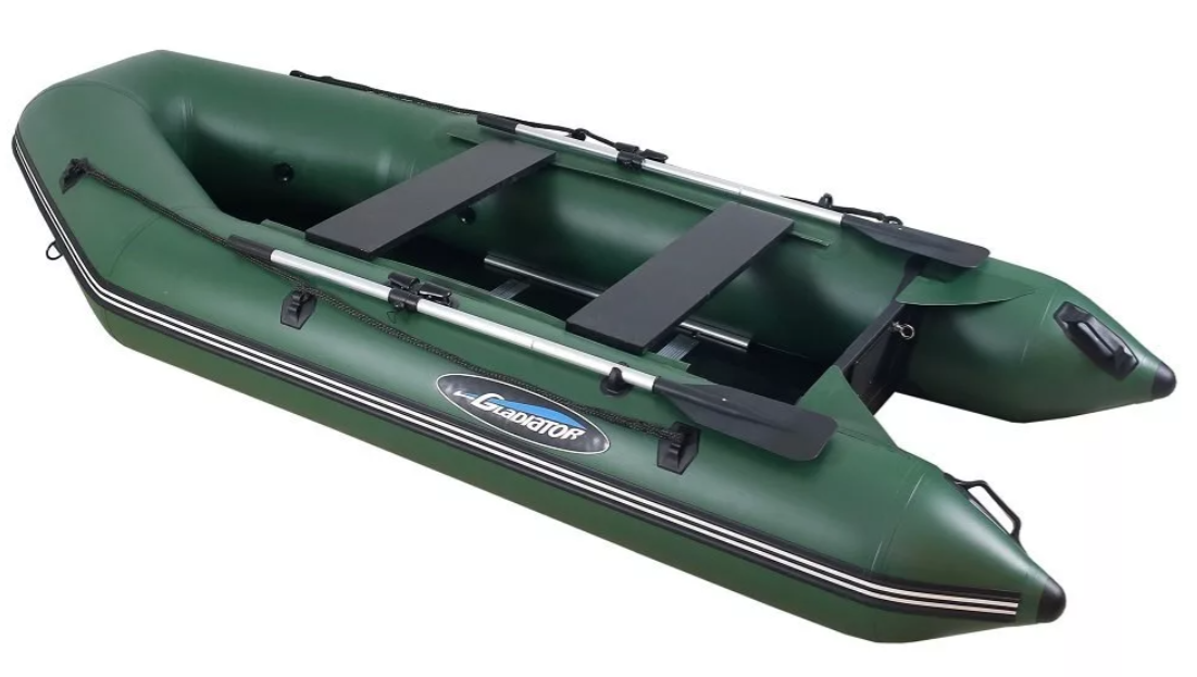 МОТОРНО-ГРЕБНАЯ ЛОДКА ПВХ GLADIATOR А 340 ТК С ФАНЕРНЫМ ПОЛОМ в Армавире