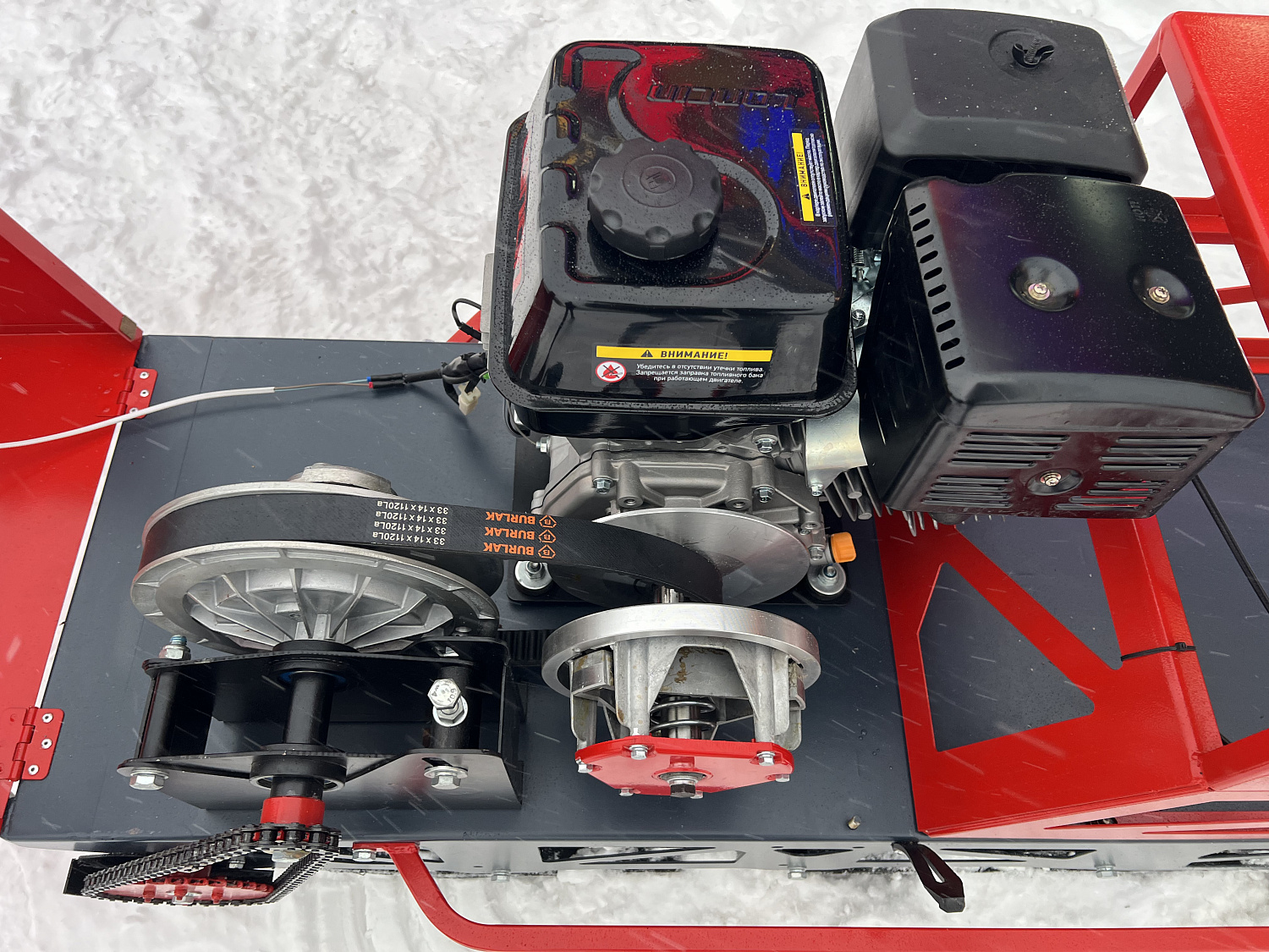 Мотобуксировщик EX-MOTO SNOWDOG S500 15л.с в Армавире