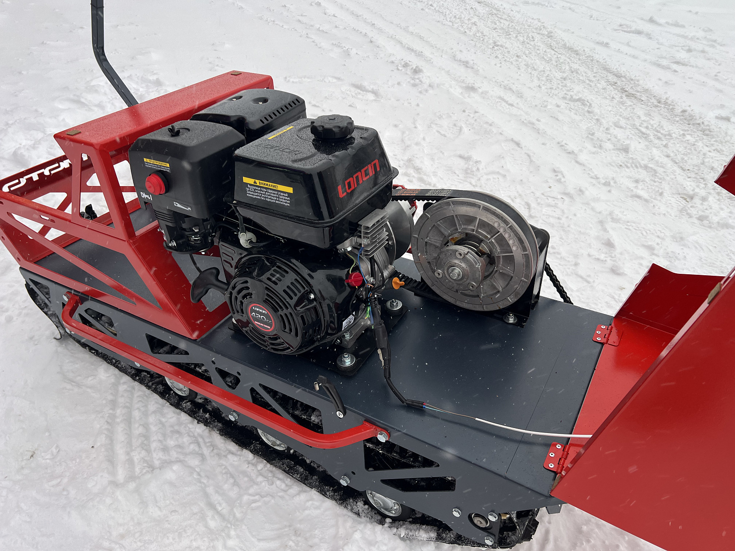 Мотобуксировщик EX-MOTO SNOWDOG S500 15л.с в Армавире