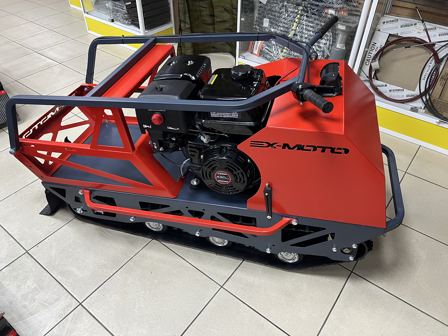 Мотобуксировщик EX-MOTO SNOWDOG S500 15л.с в Армавире