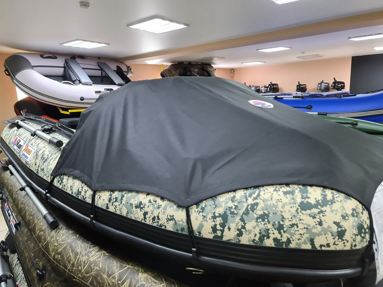 КОМПЛЕКТ НОСОВОГО ТЕНТА К ЛОДКЕ SMARINE AIR MAX 380 ЧЕРНЫЙ в Армавире