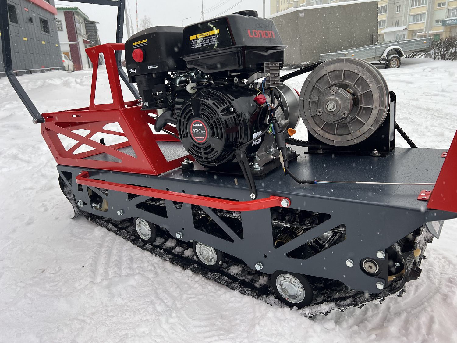 Мотобуксировщик EX-MOTO SNOWDOG S500 15л.с в Армавире