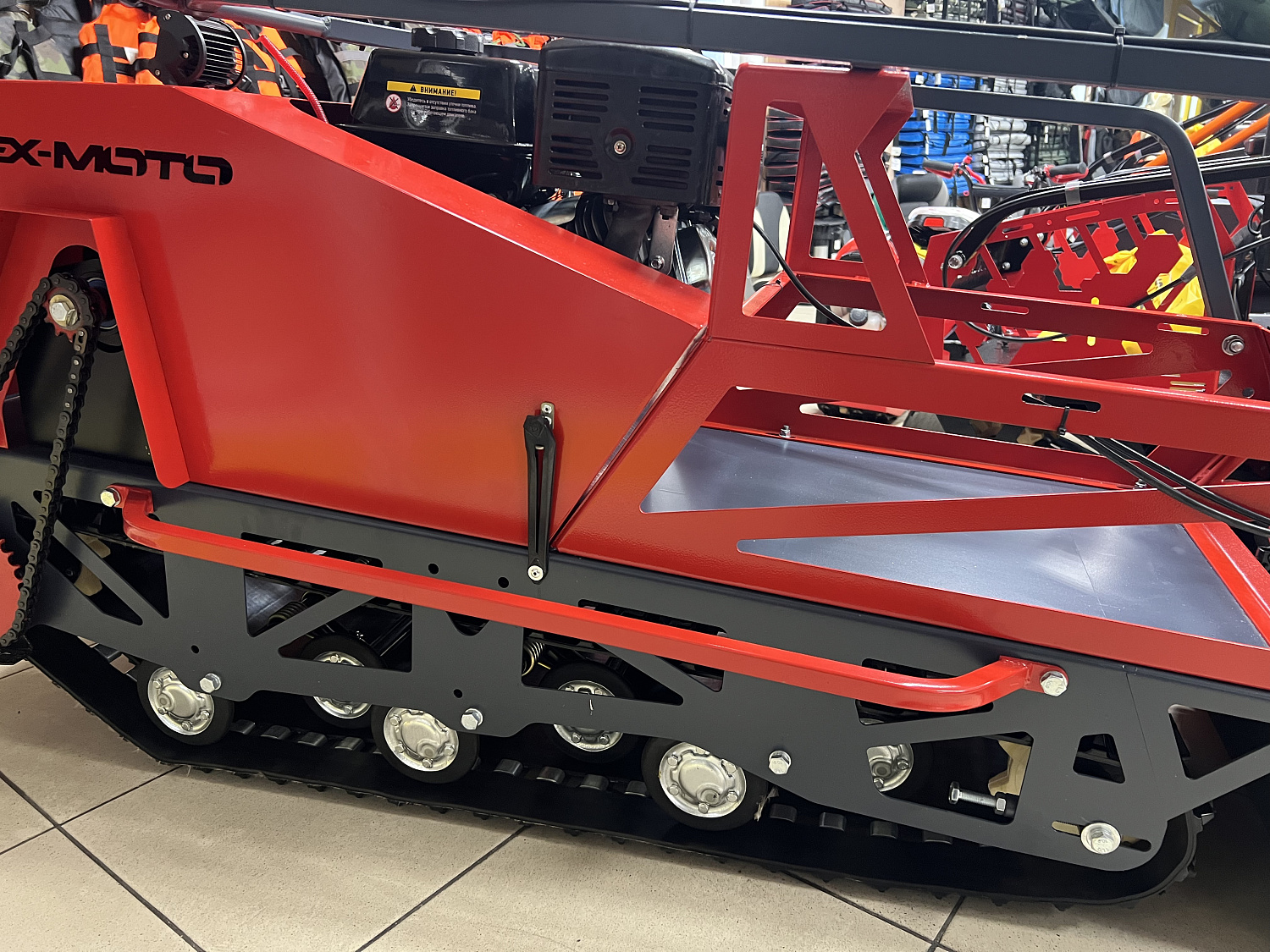 Мотобуксировщик EX-MOTO SNOWDOG S500 15л.с в Армавире