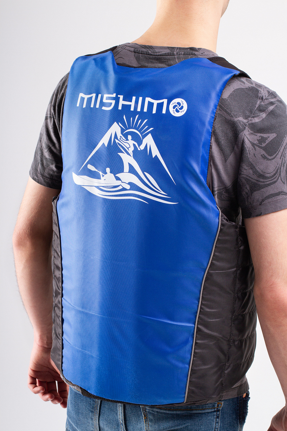 Жилет спасательный MISHIMO PRO Премиум качества Черно-синий в Армавире